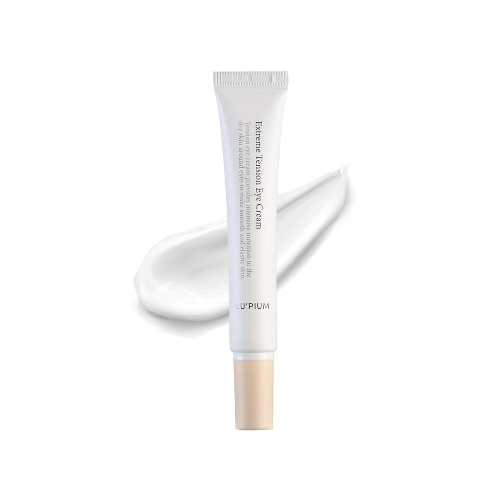 LU'PIUM Extreme Tension Eye Cream - Vegan Phyto Mucin, Nourishing & Firming for Under Eye Bags with Dark Circles, Anti Aging, Fine Lines, Korean Skincare (20ml/0.68 fl. oz)
