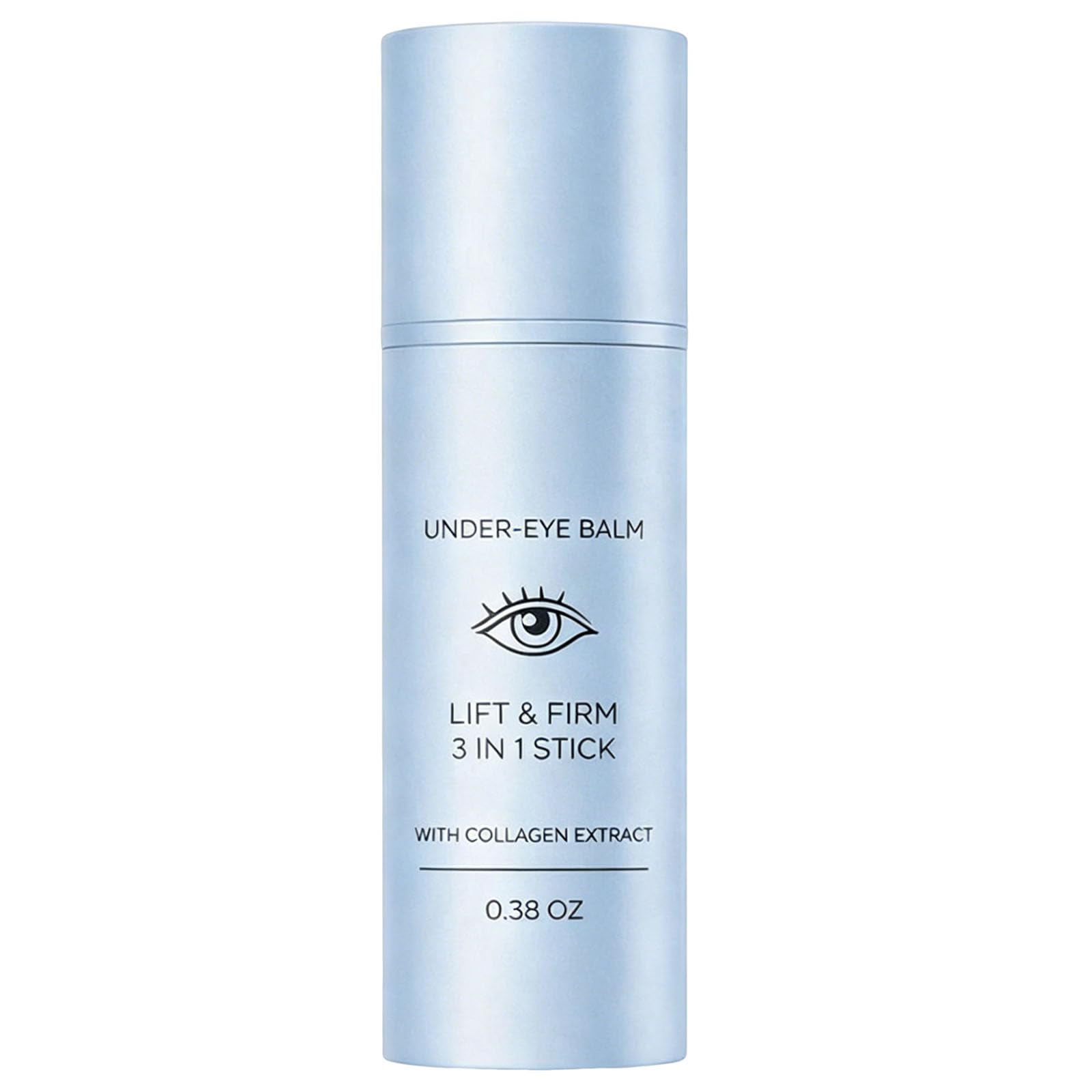 Korean Under Eye Balm, 3 in1 Lift & Firm Multi Cream With Collagen Extract, Hydrating, Smoothing, and Refreshing Eye Care Stick for Dark Circles, Puffiness, and Fine Lines, 0.38 oz (2PCS)