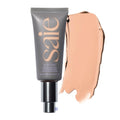 Saie Slip Tint Tinted Moisturizer with SPF 35 - Light Coverage, Glowy Skin Tint & Mineral Sunscreen for Face with Hydrating Hyaluronic Acid - Summer Makeup Essential - Shade Five (1.35 oz)